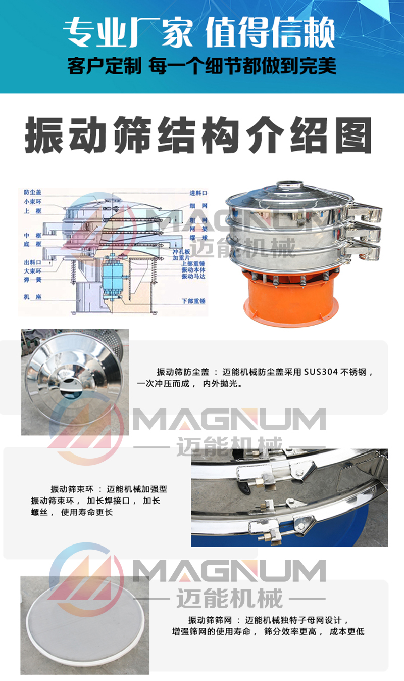 鋼丸振動篩細(xì)節(jié)圖